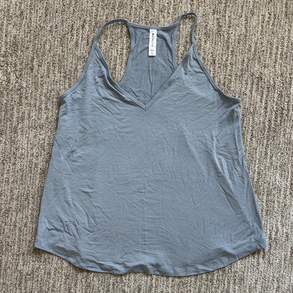 Athleta Sleep Cami Size XS Dusty Blue GUC